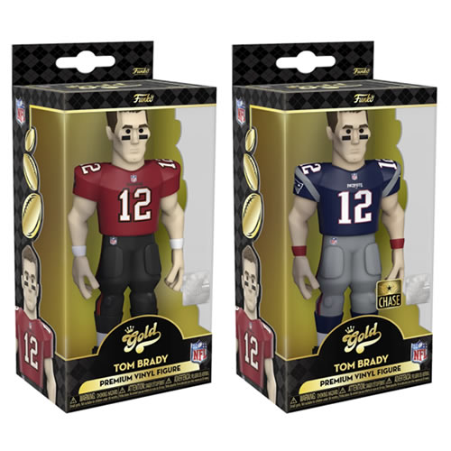 Funko NFL Tampa Bay Buccaneers GOLD Tom Brady 5 Vinyl Figure Chase Version  - ToyWiz