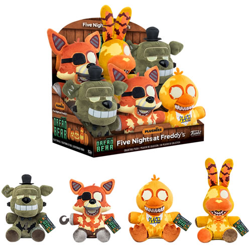 Funko Plushies Five Nights at Freddy's Dreadbear Plush Collectible Plush  (One Random) FNAF Plushies and 2 My Outlet Mall Stickers