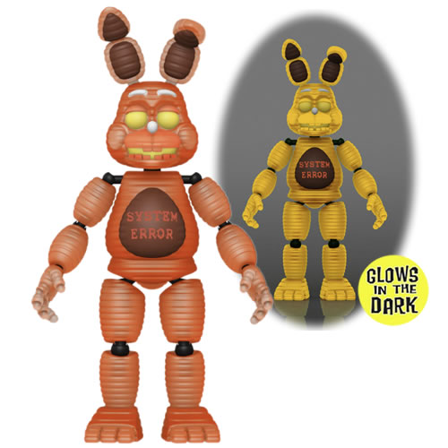 Action Figure: Five Nights at Freddy's - System Error Bonnie (Glow