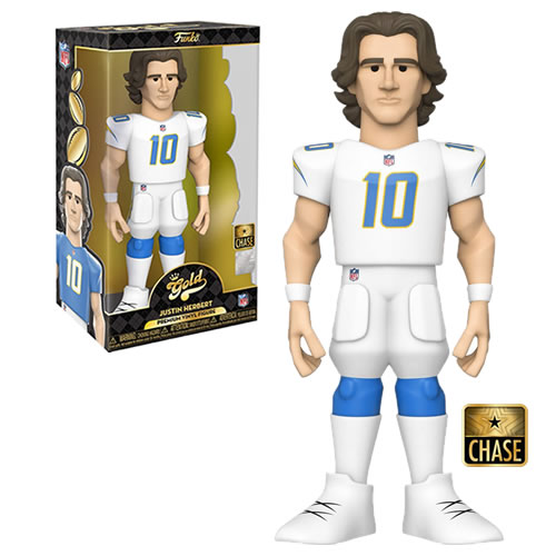 Funko NFL Chargers Gold Justin Herbert Vinyl Figure