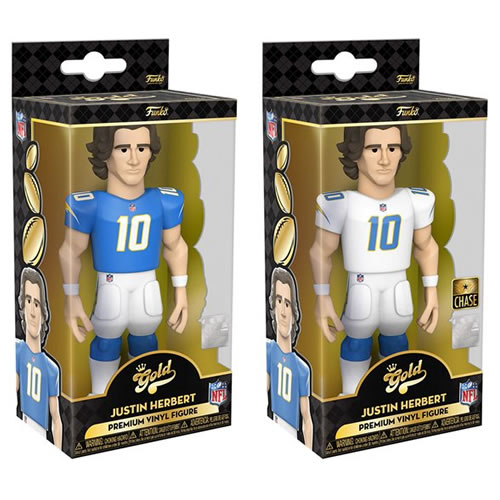 Funko NFL Chargers Gold Justin Herbert Vinyl Figure