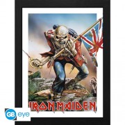 Framed Prints - Iron Maiden - Trooper Eddie