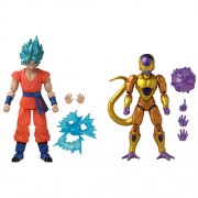 Dragon Stars Figures - Dragon Ball Super - 6.5" Scale Golden Frieza Vs SS Blue Goku Battle Pack