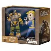 Fallout Figures - Build-A-Figure Deathclaw - 3" Excavator & Vault Boy (Gun) 2-Pack