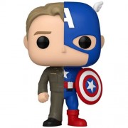 Pop! Marvel - Split Steve Rogers/Captain America