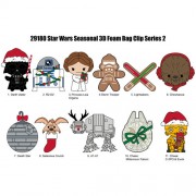 3D Foam Collectible Bag Clips - Star Wars - Seasonal Christmas (2024) - S02 - 24pc Blind Bag Display