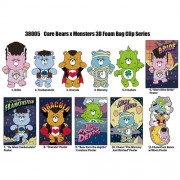 3D Foam Collectible Bag Clips - Universal Monsters x Care Bears - S01 - 24pc Blind Bag Display