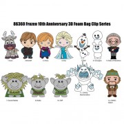 3D Foam Collectible Bag Clips - Disney - Frozen 10th Anniversary - 24pc Blind Bag Display