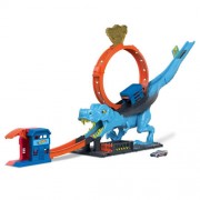 1:64 Scale Diecast - Hot Wheels City - T-Rex Chomp Down Playset