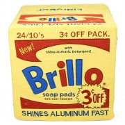 Andy Warhol Plush - 12" Yellow Brillo Box