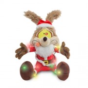 Looney Tunes Plush - 13" Wile E. Coyote x National Lampoon's Christmas Vacation (Light-Up)