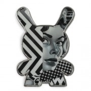 Pins & Buttons - Dunny 20th Anniversary - Monochromic Dunny Pin By Tristan Eaton