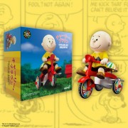 Super Cycles Figures - Peanuts - Charlie Brown (Yellow Shirt w/ Red Trike)