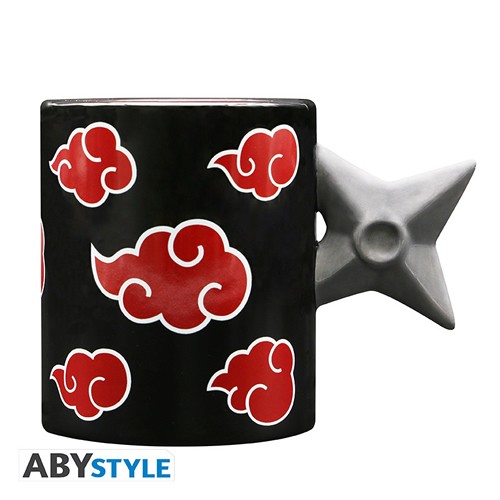 Drinkware - Naruto: Shippuden - Shuriken Akatsuki 3D Handle Mug