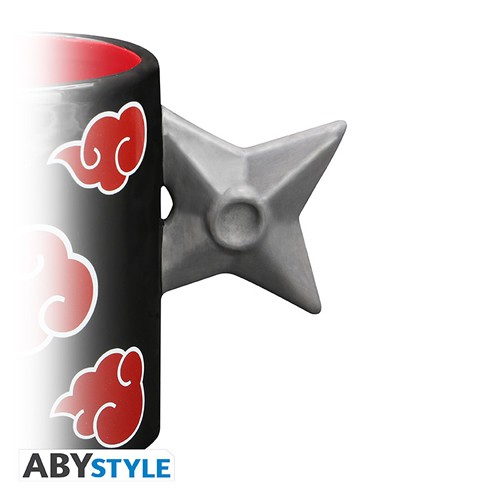 Drinkware - Naruto: Shippuden - Shuriken Akatsuki 3D Handle Mug