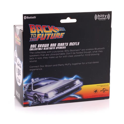 Bitty Boomers Bluetooth Speakers - Back To The Future - Doc And Marty 2-Pack