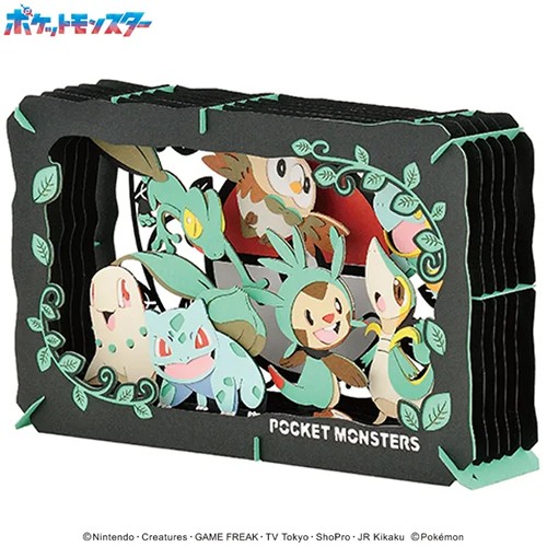 Paper Theater Kits - Pokemon - PK-L03 Type: Grass