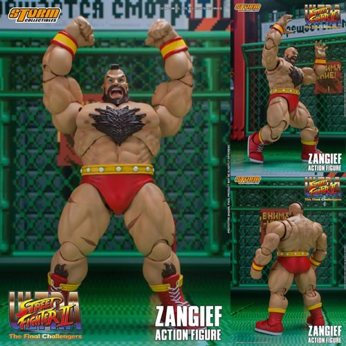 Ultimate Street Fighter II: The Final Challenger Zangief 1:12 Scale Action  Figure