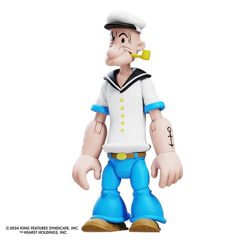 Popeye Classics Figures - W03 - 1/12 Scale Popeye 1st Appearance (White Shirt)