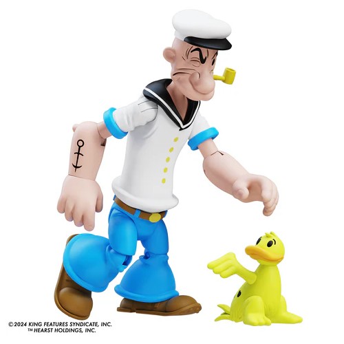 Popeye Classics Figures - W03 - 1/12 Scale Popeye 1st Appearance (White Shirt)