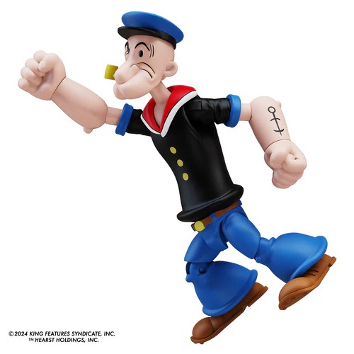 Popeye Classics Figures - W03 - 1/12 Scale Popeye 1st Appearance (Black Shirt)