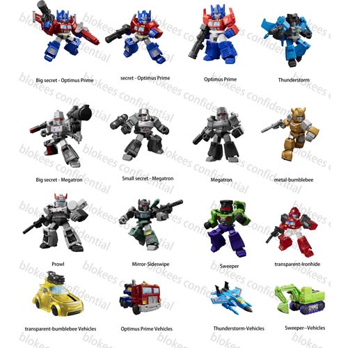 Blokees Figures - Transformers - 01 Galaxy Shining - Version Defender - 12pc Blind Box Display