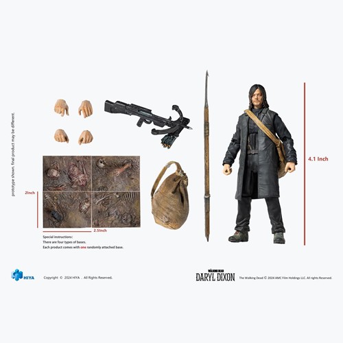 Exquisite Mini Series Figures - The Walking Dead - 1/18 Scale Daryl Dixon