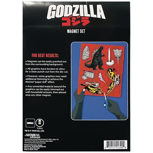 Magnets - Godzilla - Die Cut Magnet Sheet