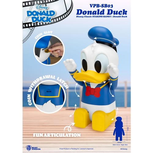 Banks - Disney - VPB-SB03 Donald Duck Disney Classic Syaking-Bang Bank