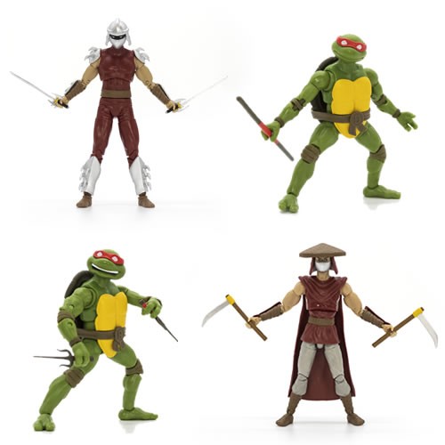 BST AXN Best Action Figures - TMNT - Mirage Comics - 5" Classic Comic 4-Pack #02 Exclusive