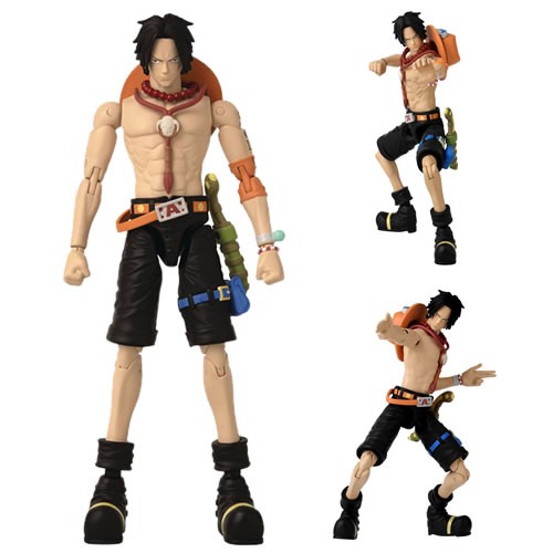 One Piece - Portgas D. Ace Anime Heroes 6.5” Scale Action Figure by Bandai  | Popcultcha