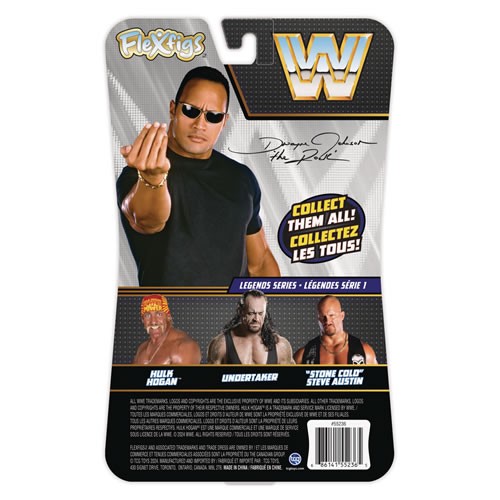 FleXfigs Figures - WWE Superstars - The Rock