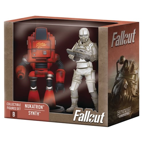 Fallout Figures - Build-A-Figure Deathclaw - 3" Nukatron & Synth 2-Pack