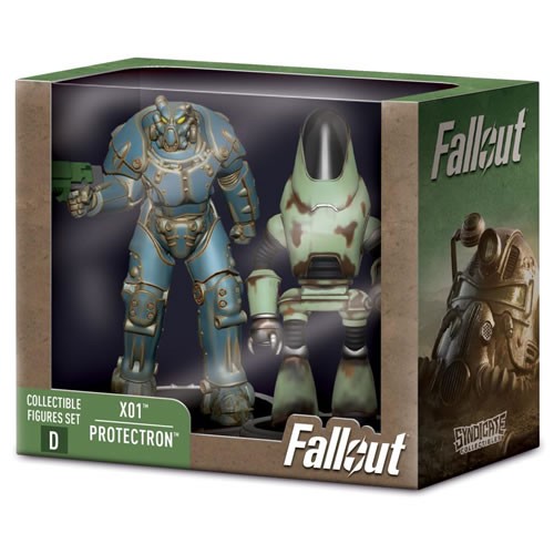 Fallout Figures - Build-A-Figure Deathclaw - 3" X01 & Protectron 2-Pack