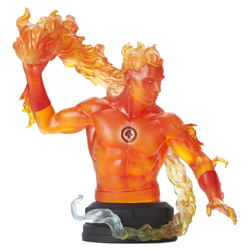 Marvel Mini Busts - Fantastic Four - 1/6 Scale Human Torch (Comics)