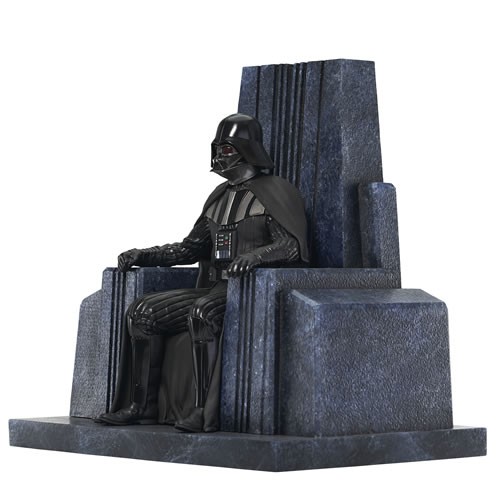 Premier Collection Statues - Star Wars - Obi-Wan Kenobi - Darth Vader On Throne