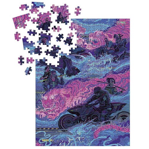 Puzzles - 1000 Pcs - Cyberpunk 2077 - Tyger Claws Night City Gang