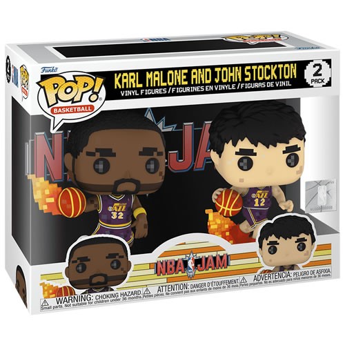 Pop! 8-Bit - Basketball - NBA Jam - Karl Malone & John Stockton 2-Pack