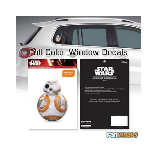 Automotive Graphics - Star Wars - BB-8 Window Decal