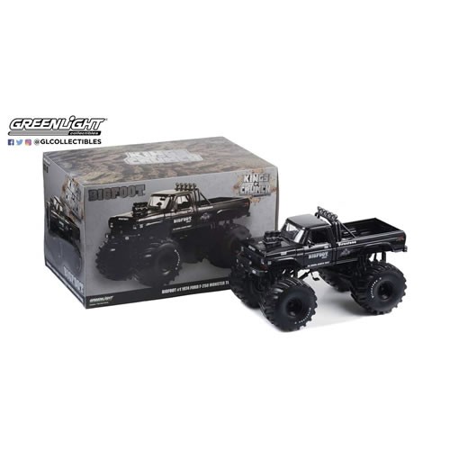 1:18 Diecast - Kings Of Crunch - Bigfoot #1 - 1974 Ford F-250 Monster Truck (Black Bandit Edition)