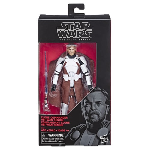 Star Wars Figures - 6" The Black Series - The Clone Wars - Clone Commander Obi-Wan - AT60