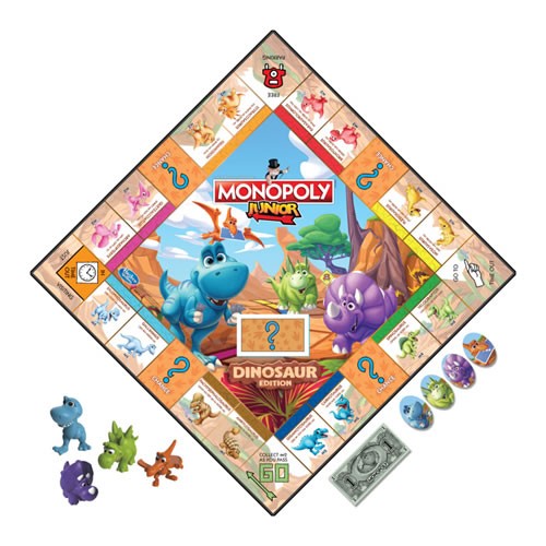 Boardgames - Monopoly Junior - Dinosaur Edition - 0000