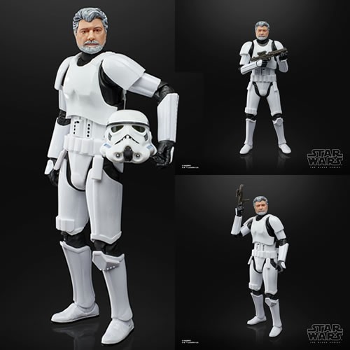 George lucas stormtrooper store figure