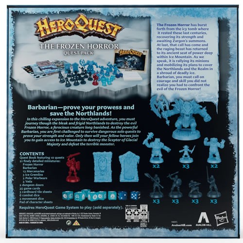 Boardgames - HeroQuest - The Frozen Horror Expansion Pack - UU00