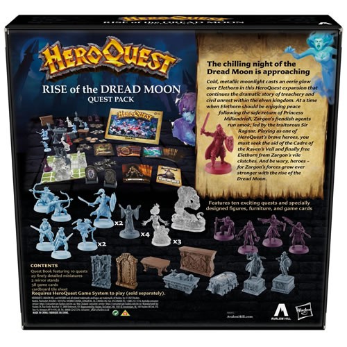 Boardgames - HeroQuest - Rise Of The Dread Moon Expansion Pack - UU00