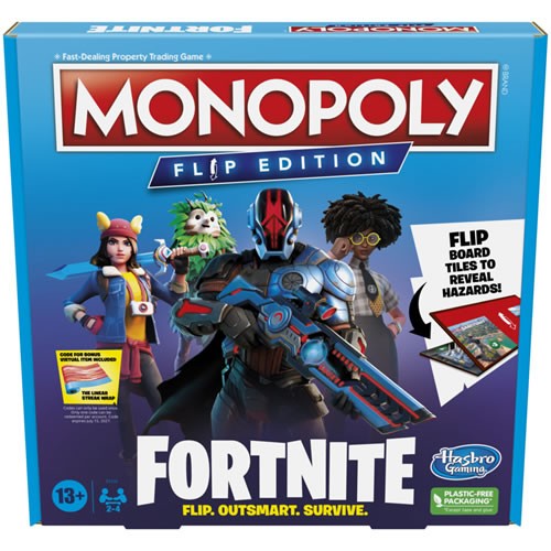 Boardgames - Monopoly Flip - Fortnite Edition - 0000