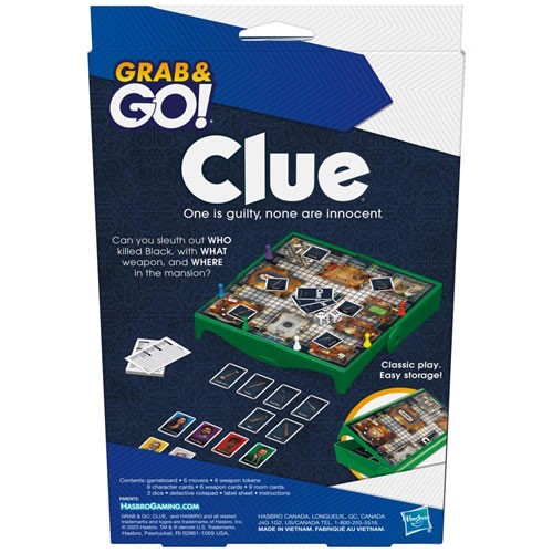 Games - Clue - Grab And Go Edition - U081