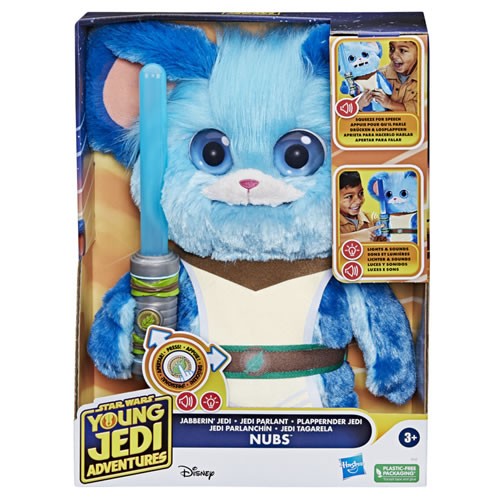 Star Wars Plush - Young Jedi Adventures - Jabberin' Jedi Nubs Electronic Plush - 5L00