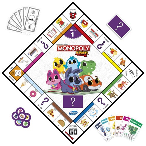 Boardgames - Monopoly Junior - 2-In-1 Game - 0000