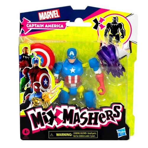 Marvel Avengers Figures - MixMashers - 5" Captain America - 5X00